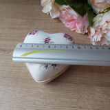 Heart-shaped porcelain jewelry box, Hammersley Bone China with gilding, England
