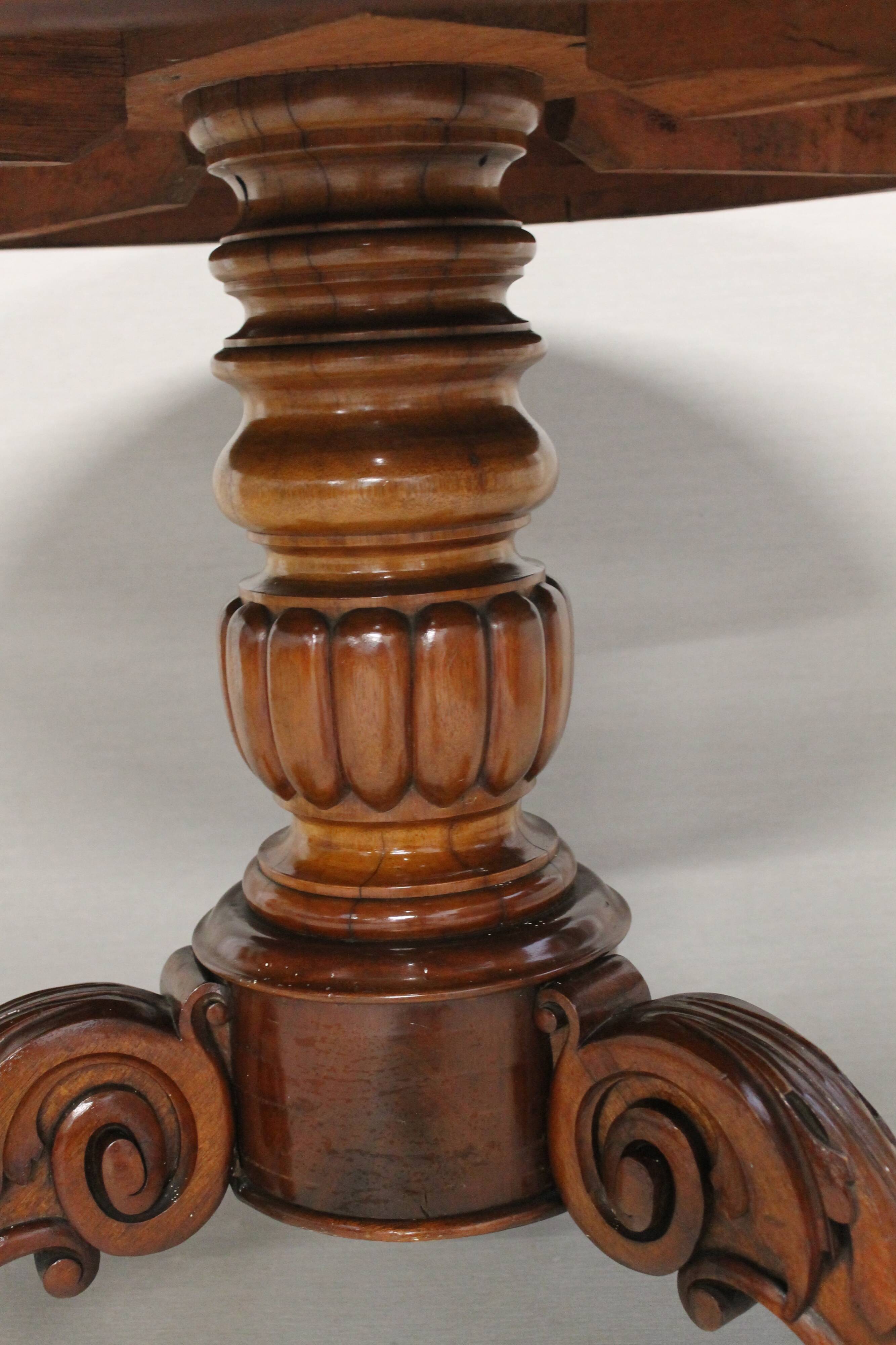 Louis-Philippe period mahogany healing