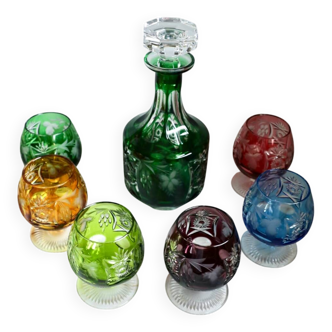 Coloured crystal service