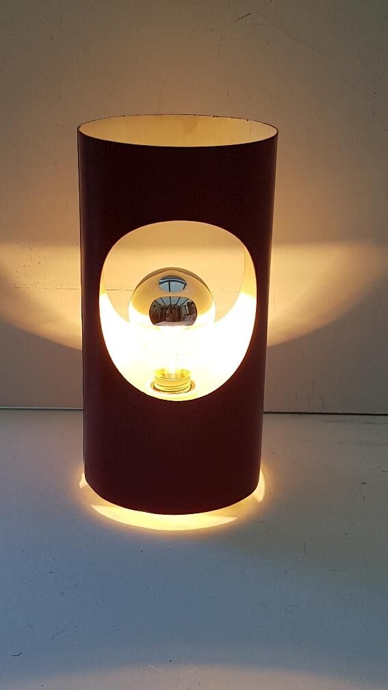 Lampe métal à poser années 60