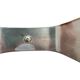 Vintage modernist WMF two-arm candle holder, Radtke model (1958), silver
