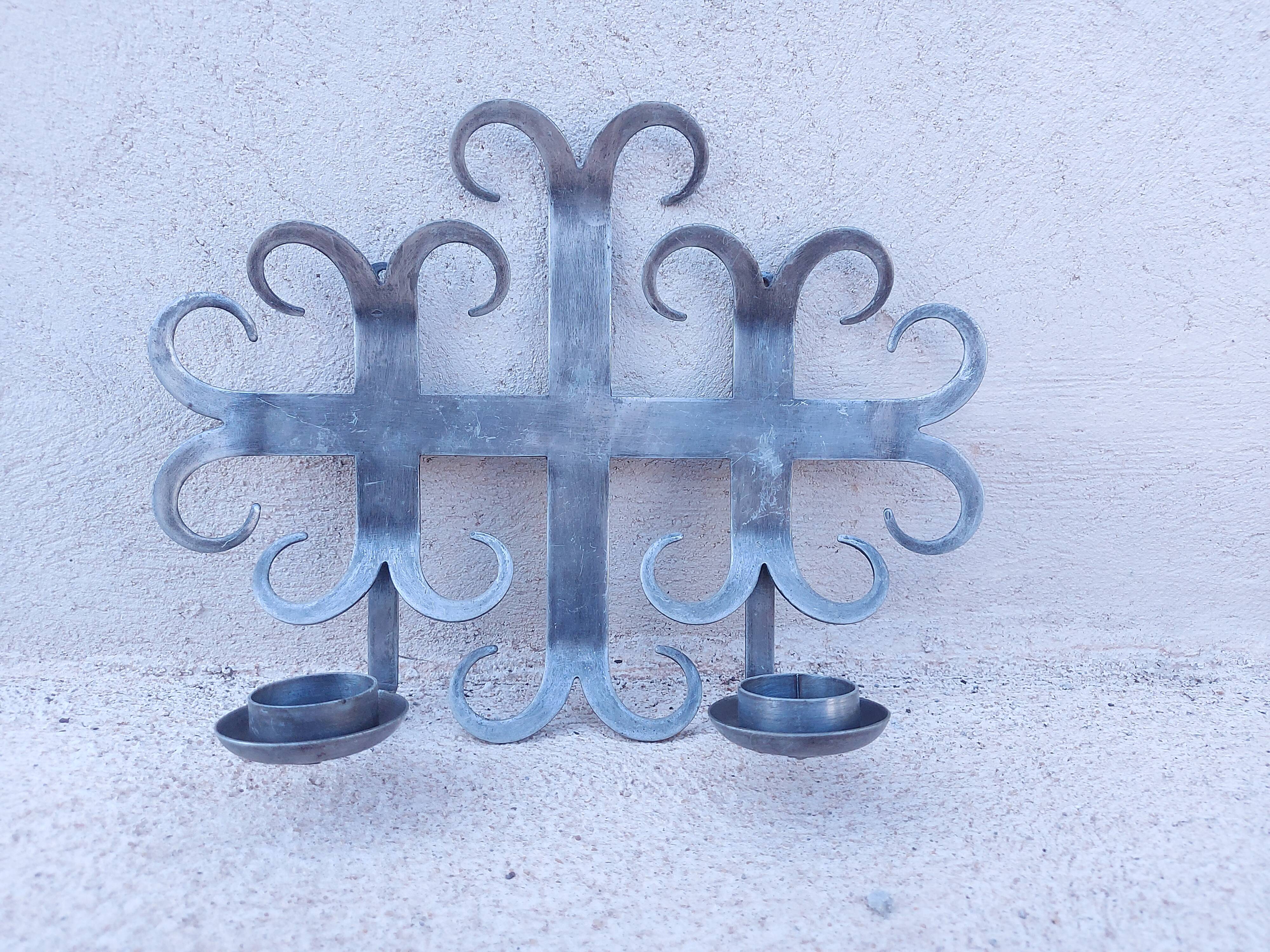 Vintage Scandinavian candle holder, Sweden town of Eskiltuna