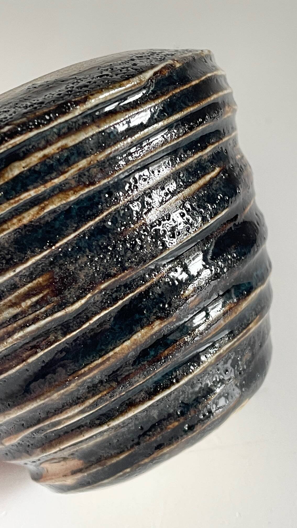 Vintage Brutalist Handmade Vase