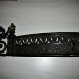 Barre de cheminée  en fonte du XIXème
