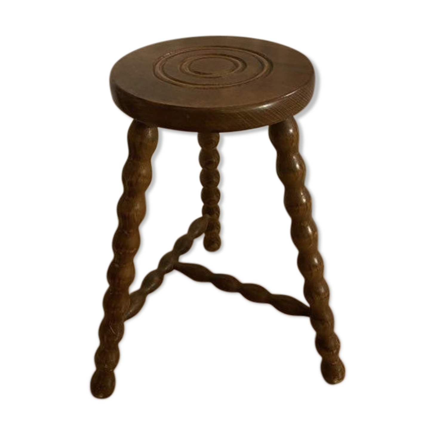 Tabouret tripode vintage