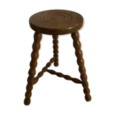Vintage tripod stool