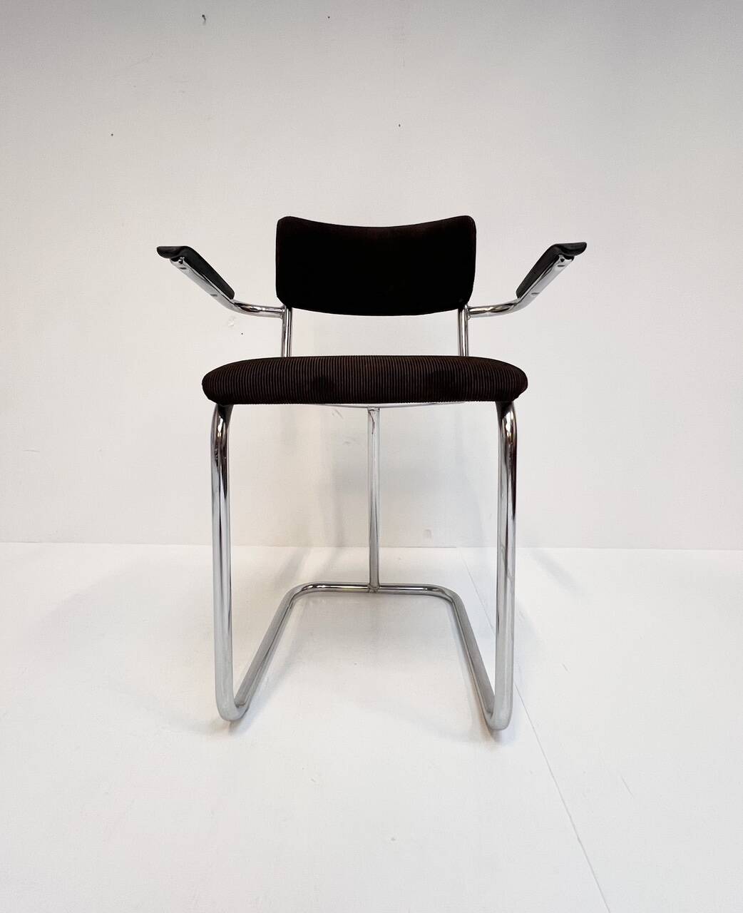 Set metal dining chairs in Gispen style (4), 1970s