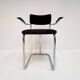 Set metal dining chairs in Gispen style (4), 1970s