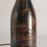 Brown Stoneware Table Lamp by Carl-Harry Stålhane, Designhuset, Sweden 1960s