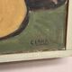 Large Original Swedish Oil on Canvas – "Spansk By" by Emil Clahr (1905–1983) – Signed – 1961 – Vintage & Framed