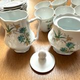 Service à café/thé 26 pièces en porcelaine de Sologne