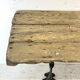 Console pieds bistrot en fonte