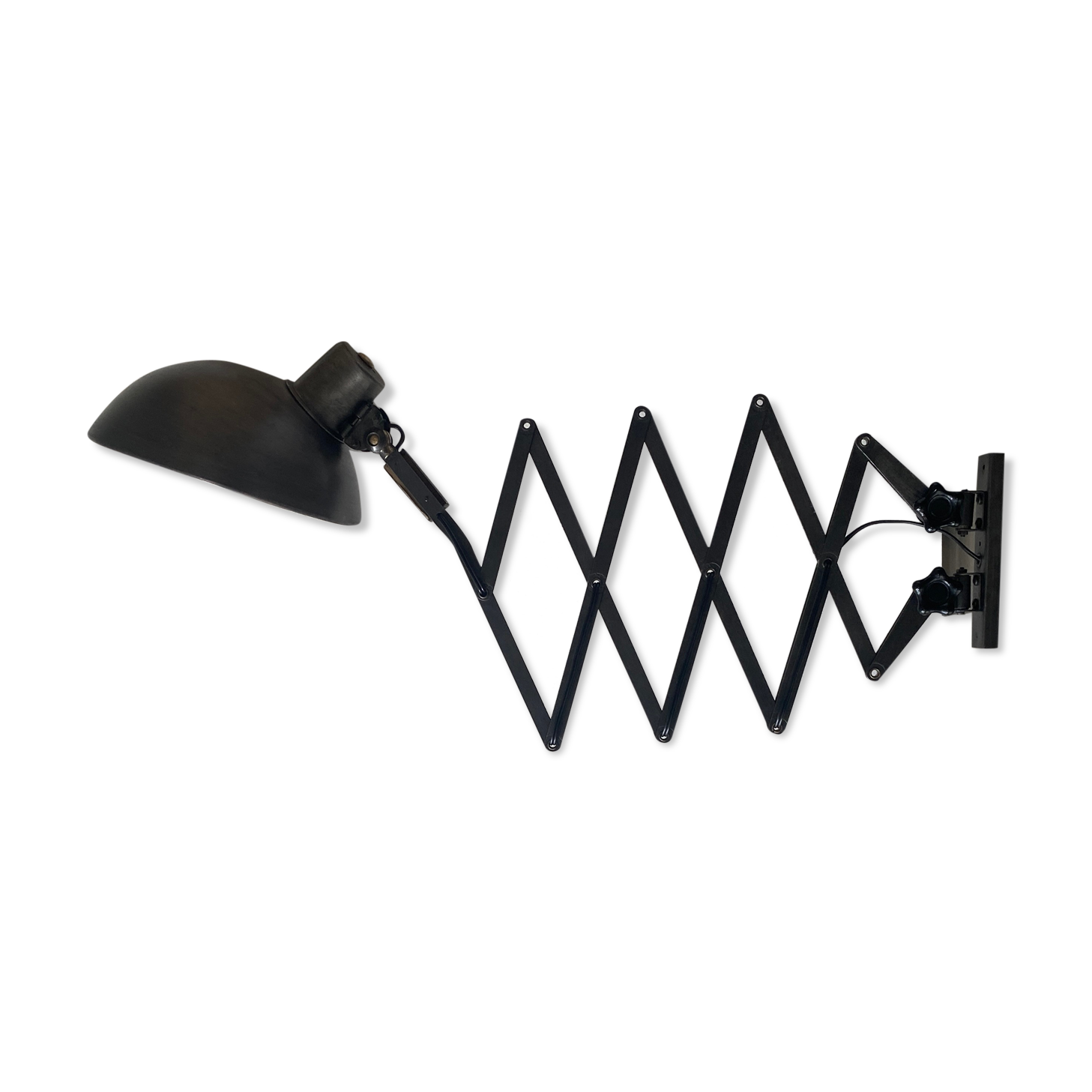 Old industrial accordion lamp