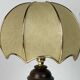 Wood Turned Mushroom Cocoon Table Lamp in the style of Charles Dudouyt