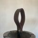 Bronze, steel and leather ashtray by JP Ryckaert, 1970 brutalist.