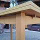 Table en hêtre avec rallonges