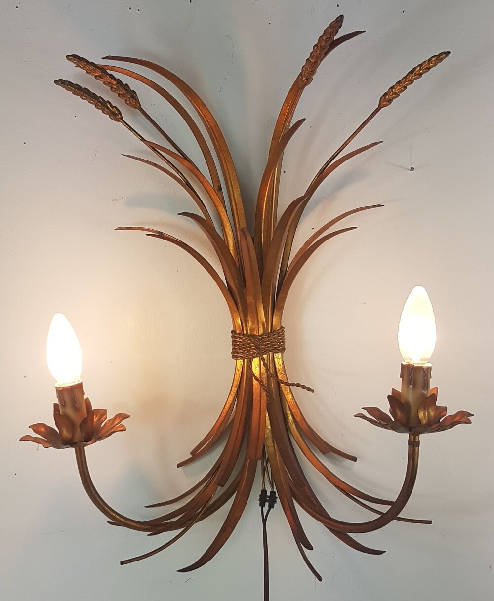 Sconce wheat sheaf, Coco Chanel style