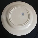Assiette terre de fer Gien XIXÈME