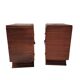 Art Deco bedside tables with steps - 1930s
