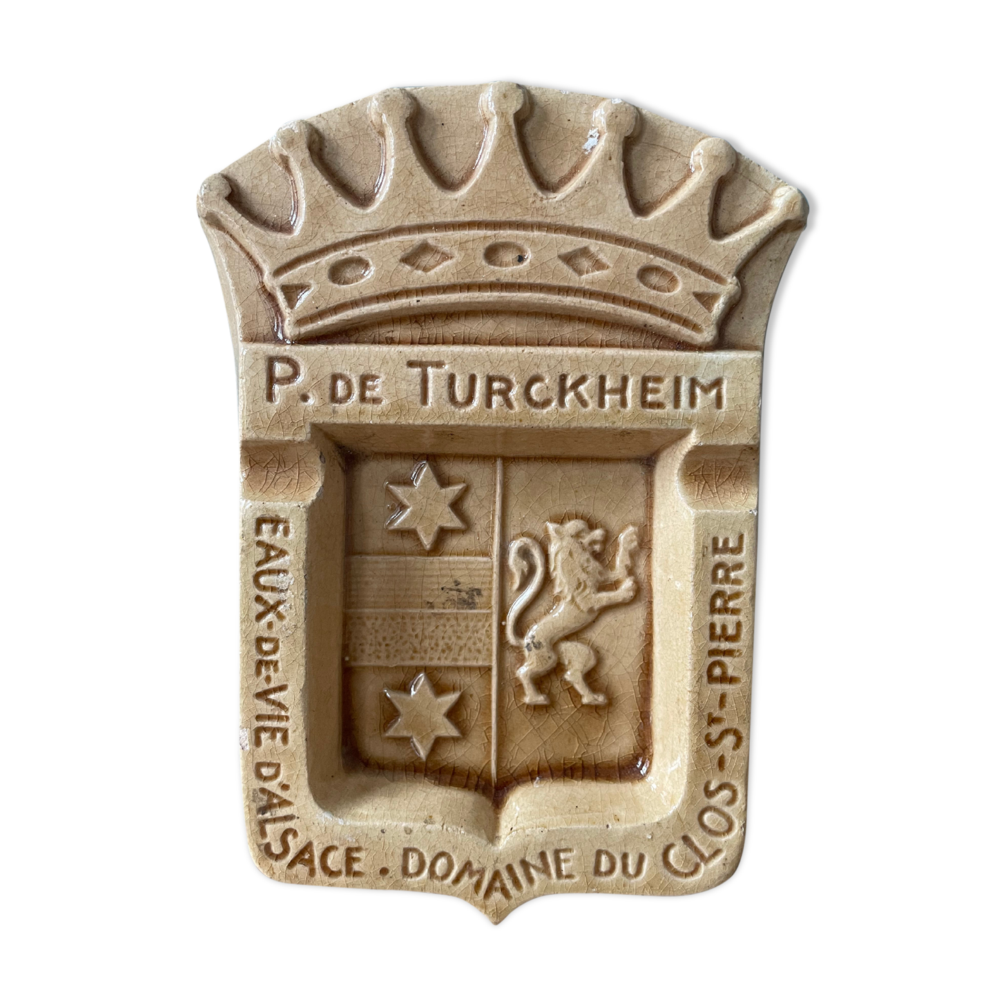 Vintage advertising ashtray