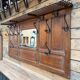 Large oak wall wardrobe from the early 20th century.