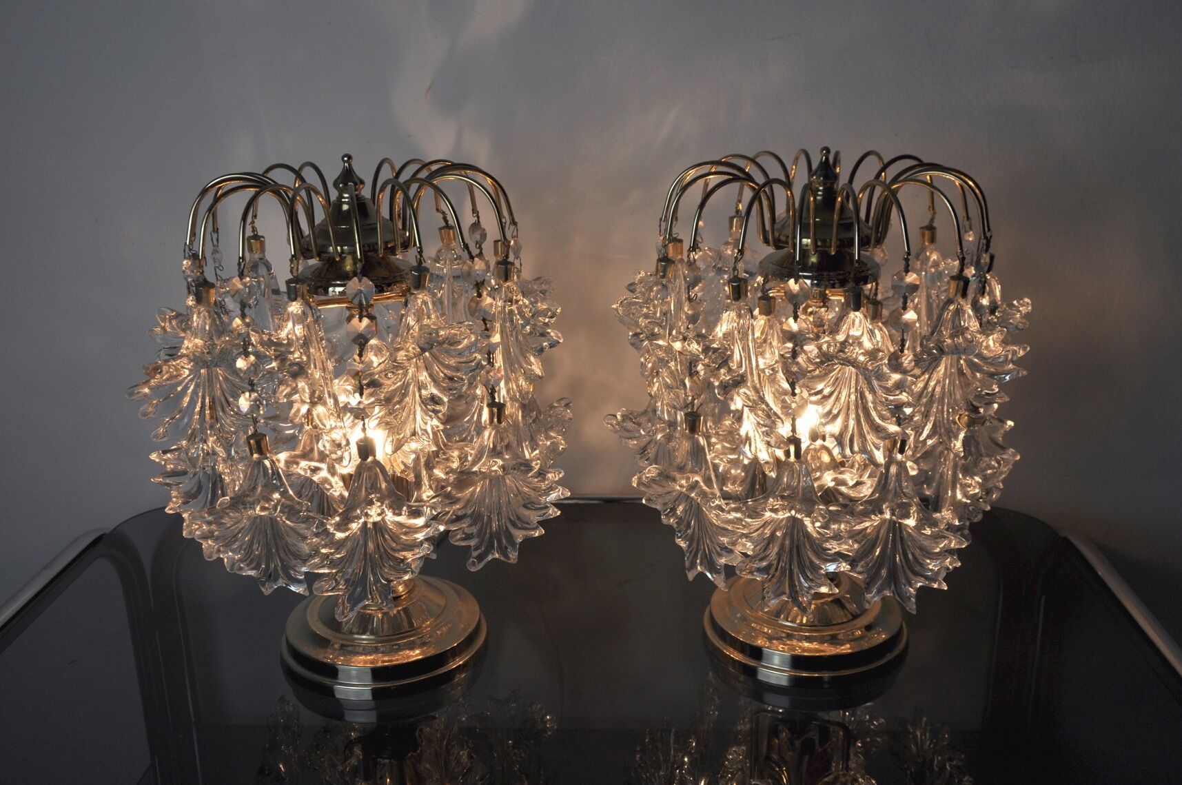 Paire de lampes Kinkeldey, Allemagne, 1970