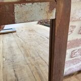 Teak mirror