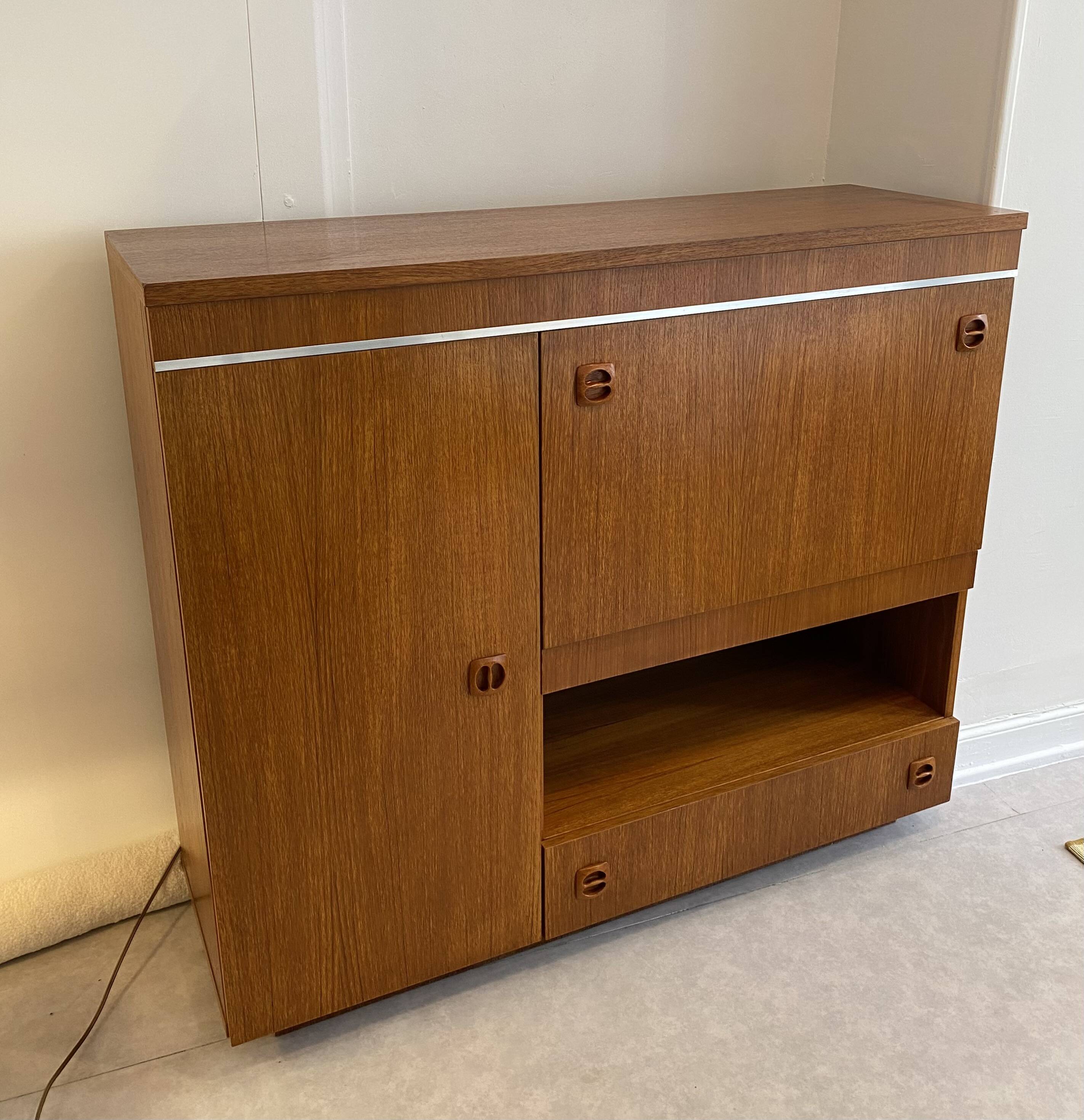 Vintage teak storage unit 1960s