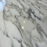 Osvaldo Borsani round marble table model T69 publisher Tecno Italy 1960