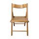Chaise pliante cannée