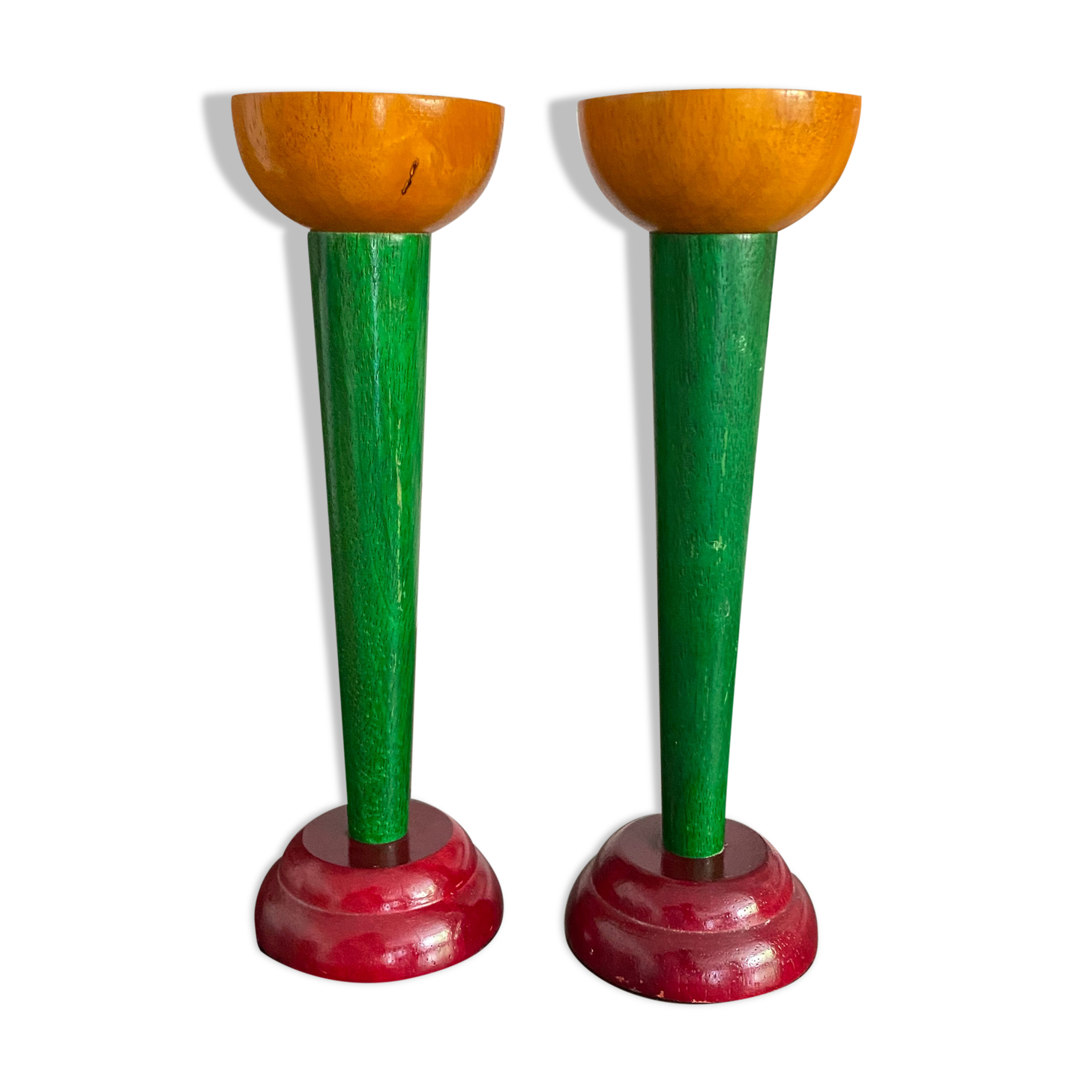 Pair of vintage Ikea candle holders
