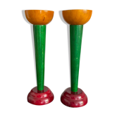 Paire de bougeoirs Ikea vintage
