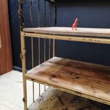 Industrial trolley, roulette shelf