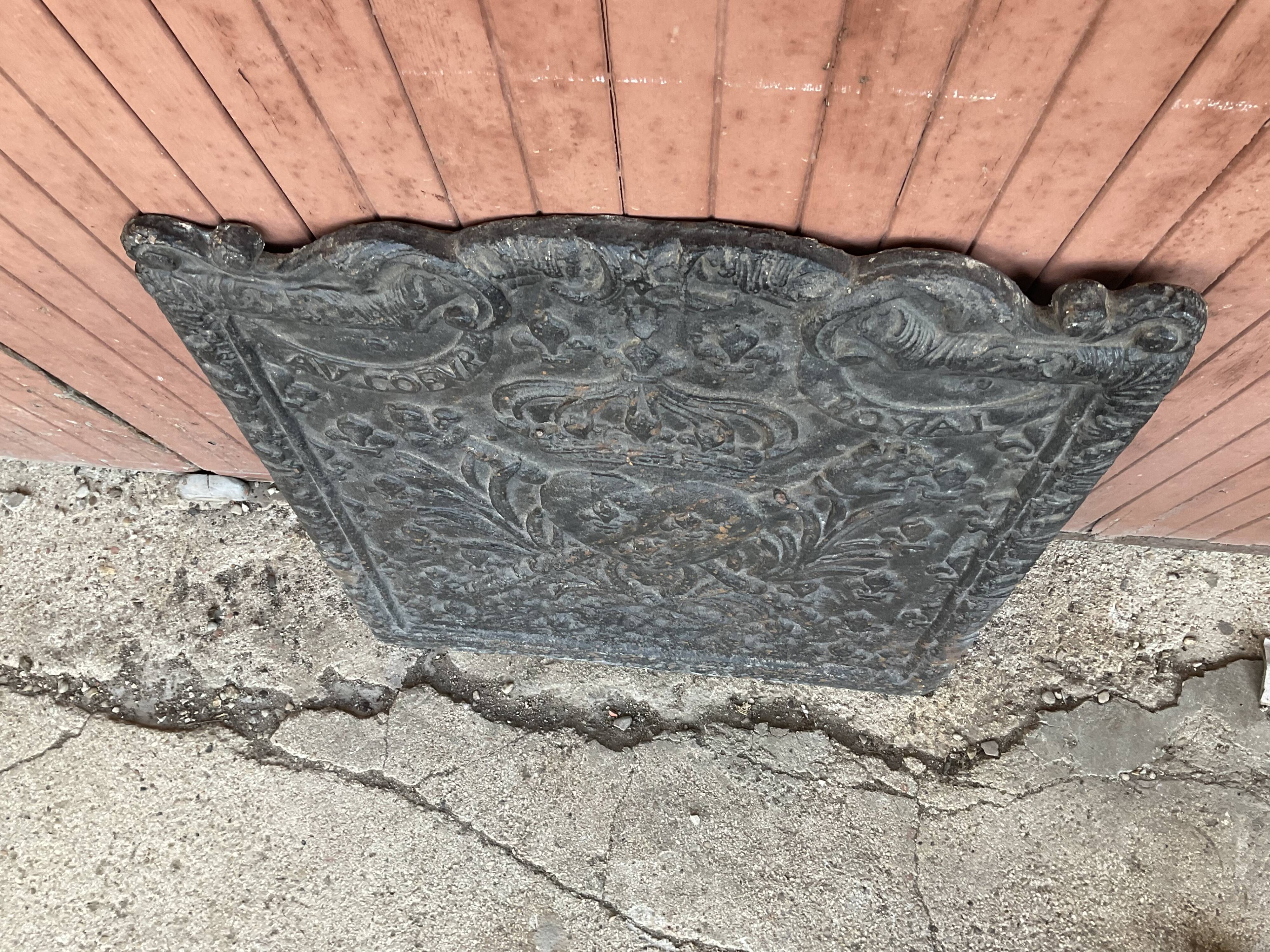 Chimney plate