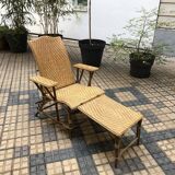Rattan transat daybed