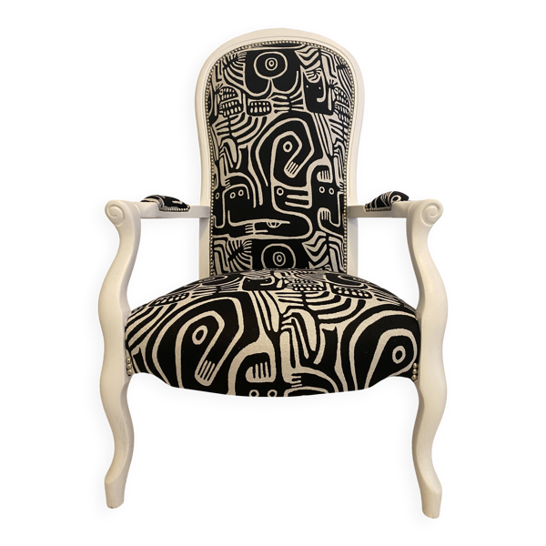Fauteuil Voltaire, restauré