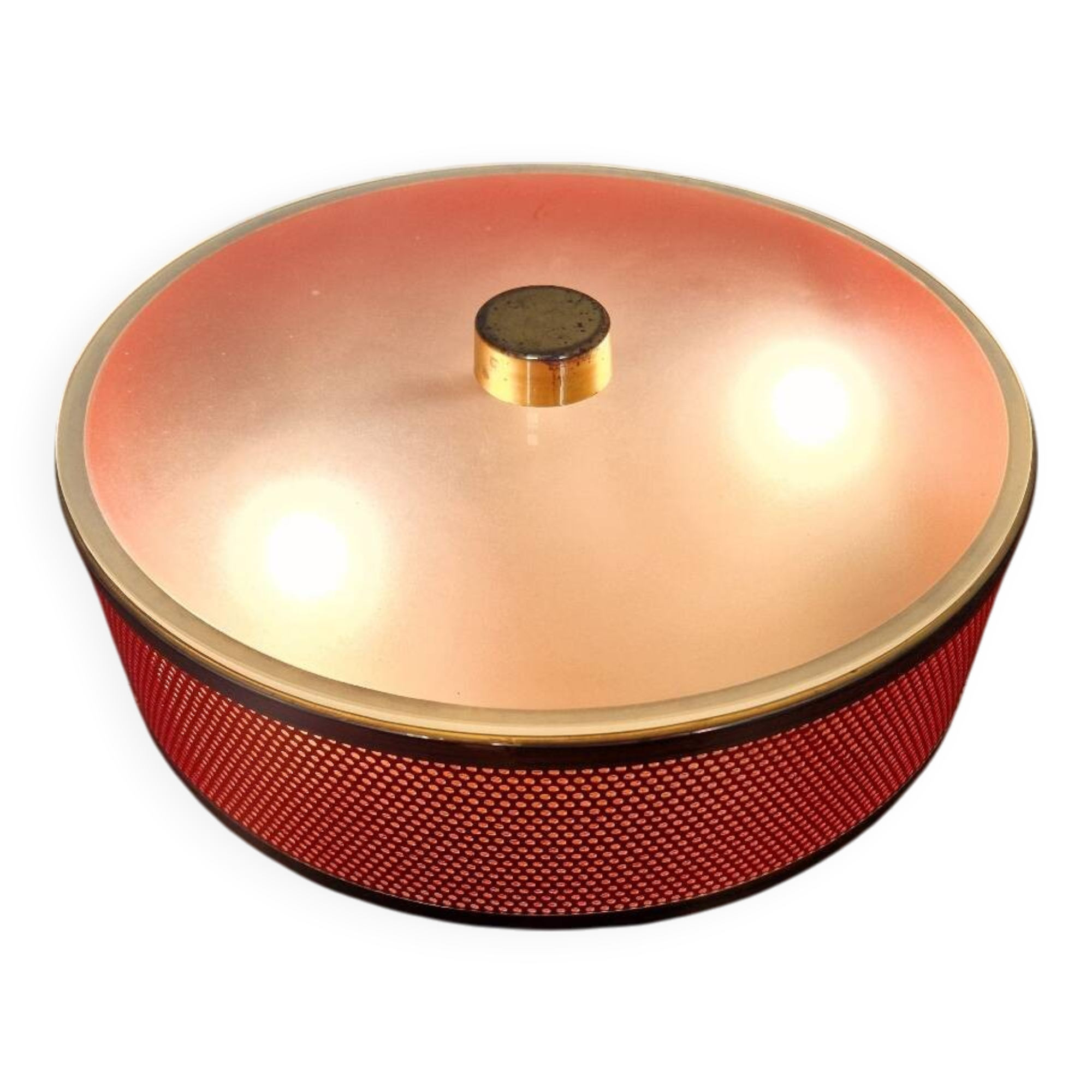 Porthole ceiling light by Lunel, 1950s