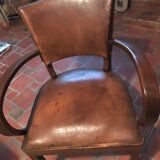 Armchair bridge all leather