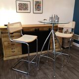 Set Cidue with high stools and high table