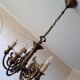 Wrought iron chandelier