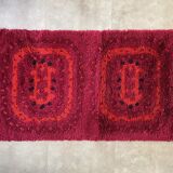 Mid century rya rug / carpet scandinavian design, vintage
