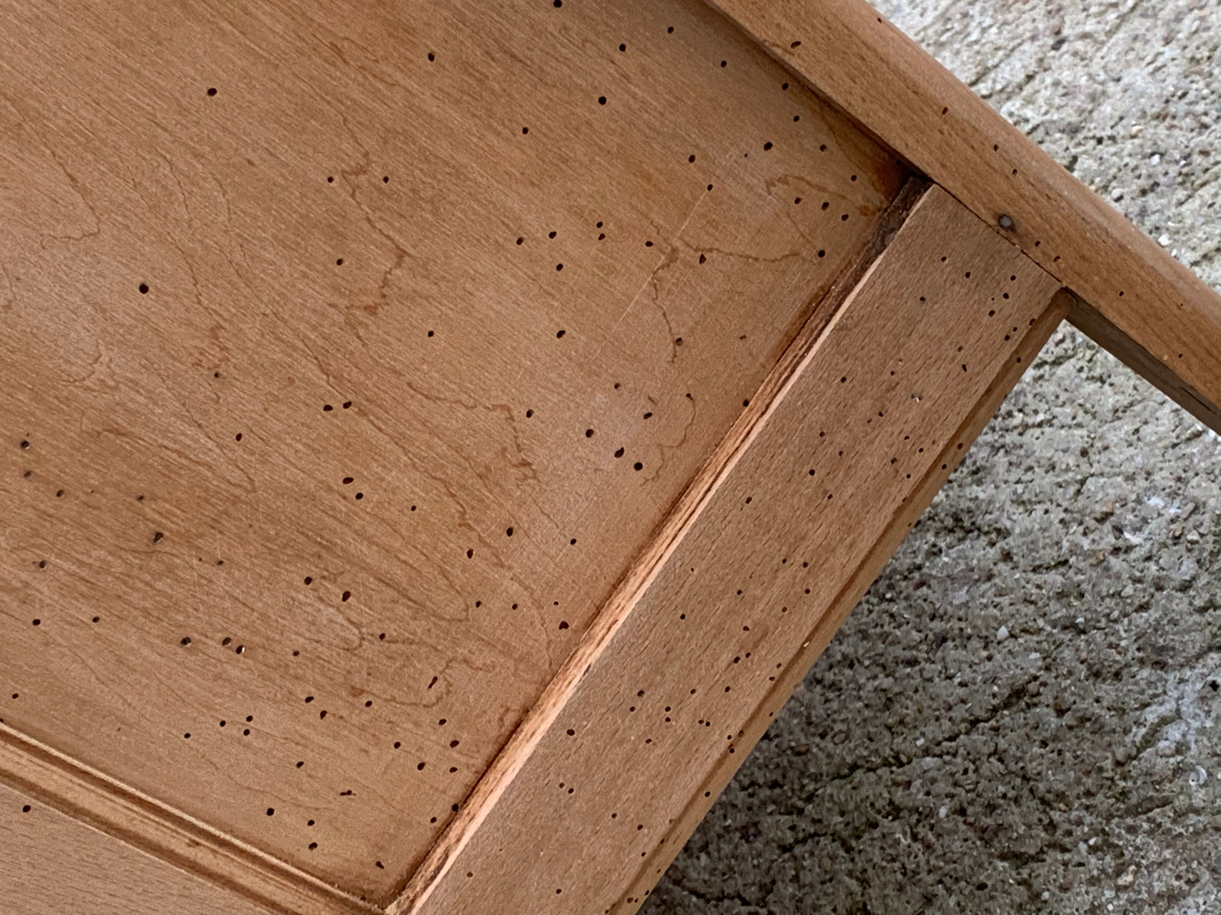 Paris raw wood cabinet 1950