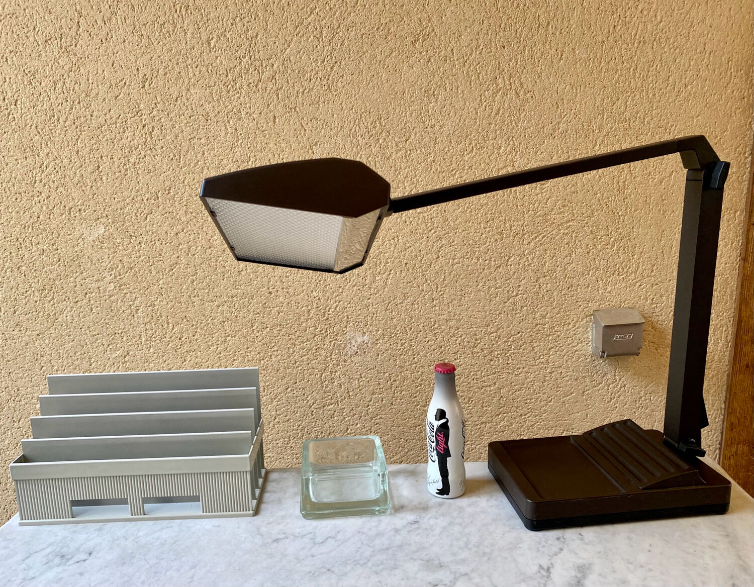 Neon desk lamp Waldmann TL 111 vintage 80s