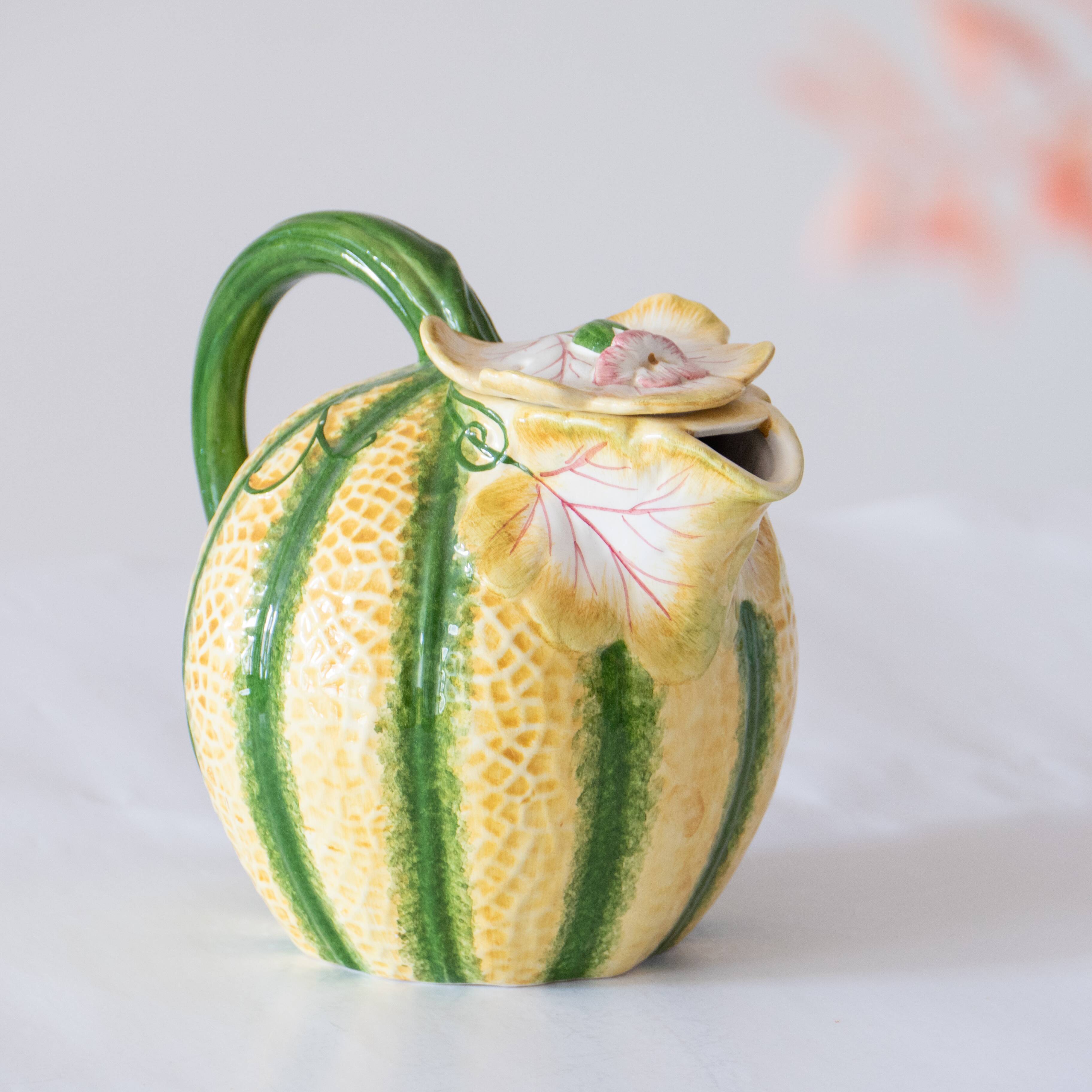 Rare old decanter in melon slurry