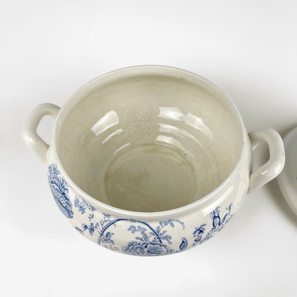 English soup in Crown Devon fine earthenware