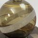 Acid-etched glass carafe 1930s/40s - Czechoslovakia