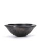 Colombian wobbly bowl in black ceramic, 1970s.