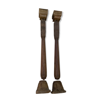 Indian teak column