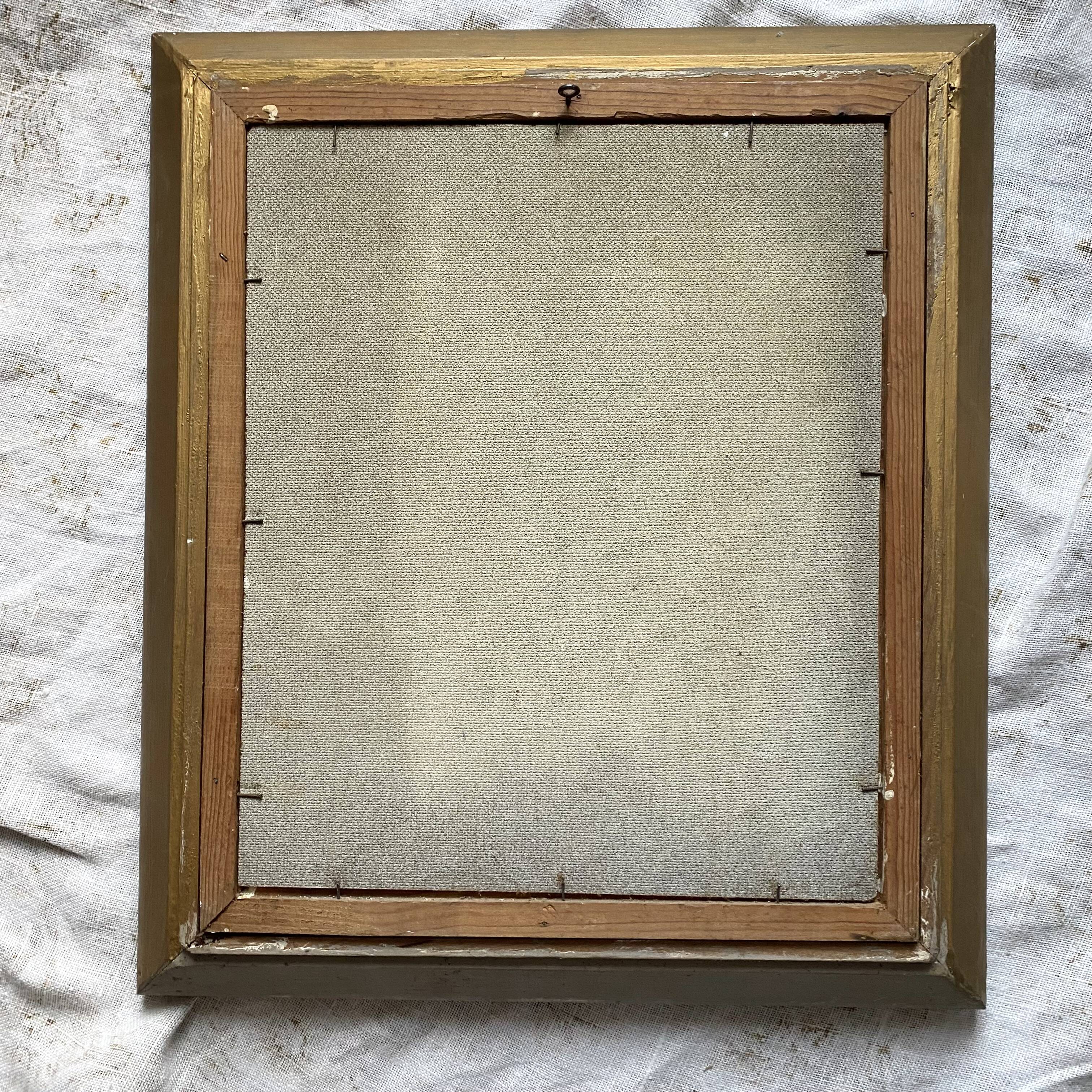 Grande toile encadrée maison ensoleillée