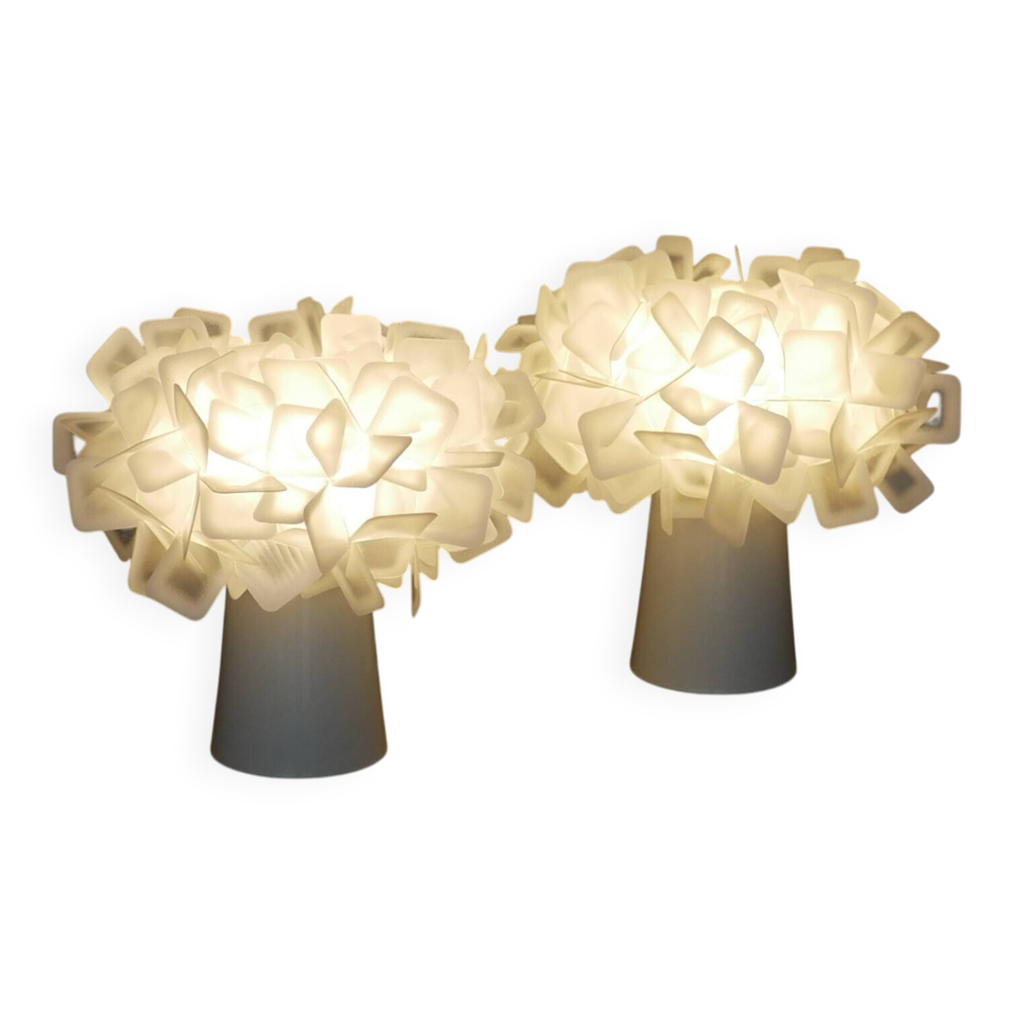 Two mint table lamps Slamp - Clizia Table - Modern design